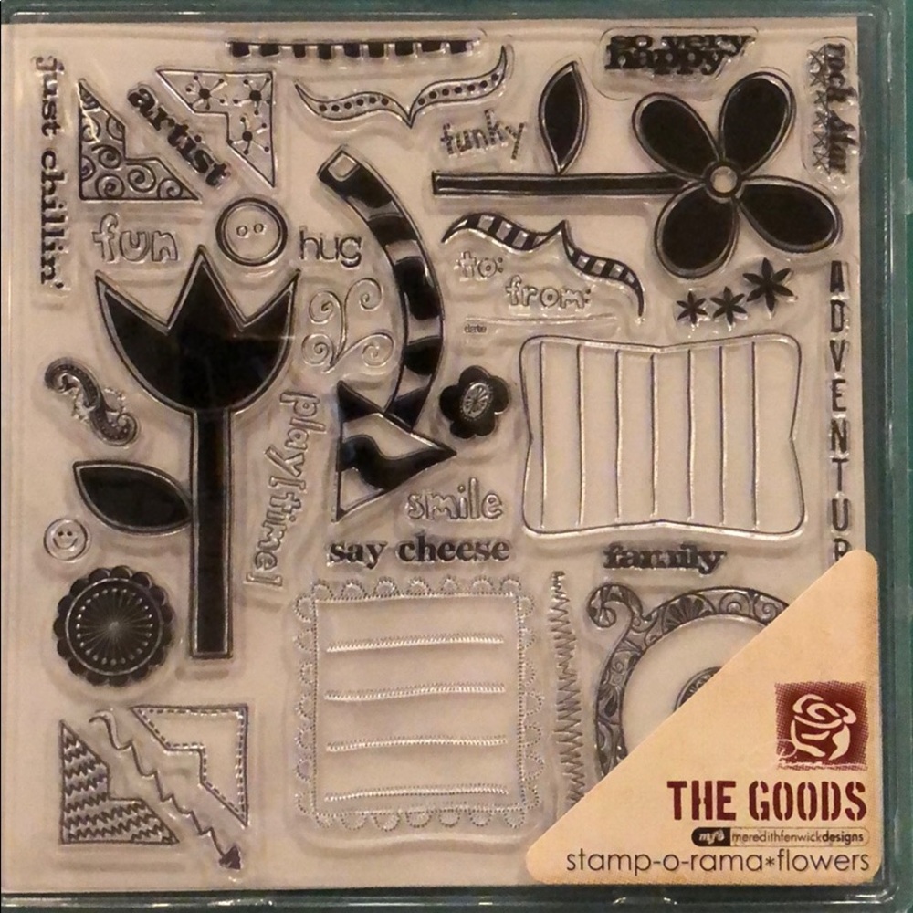 The Goods - Flowers. Clear Stamps.